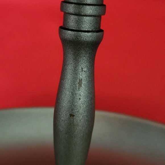 2 Tier Circular Silver Plated Cake Stand Dessert Table Tray Metal Server - Picture 11 of 14